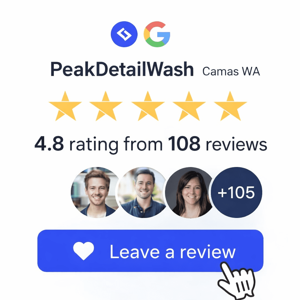 mobile auto detailing reviews in Camas WA